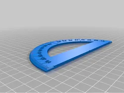 Protractor - Labled