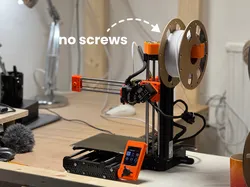 Prusa Mini Side Spool Holder (no tools or screws needed)
