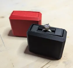 Rotating ring box - print in place