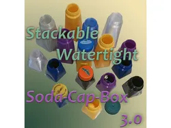 Stackable Watertight Soda Cap Box 3.0