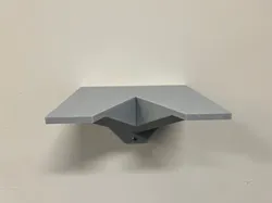 Sturdy wall shelf