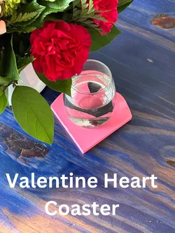 Valentine's Day Heart Coaster