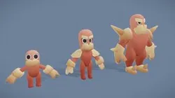 Cartoon Characters - Monkeydong Warriors