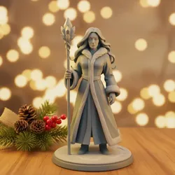 Characters & Creatures STL Descărcare - Ice Queen - GoldenDawn