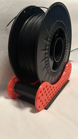 Filament spool roller