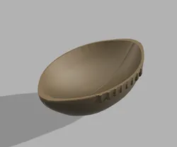 Football Bowl (with lid)