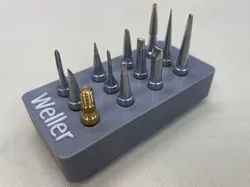 Gridfinity bin for soldering tips