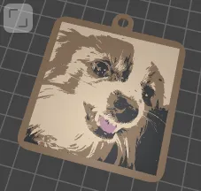 Keychain deceased dog