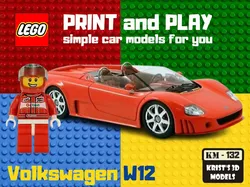 LEGO Volkswagen W12 cabriolet