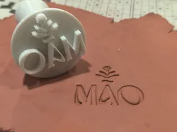 Logo stamp for ceramic