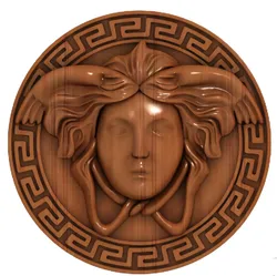 Sculptures & Artworks STL Download - Face Medusa, Mythology, bas reliefby Canadian