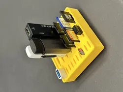 SD and MicroSD Memory Card and USB Organizer (Gridfinity compatible)