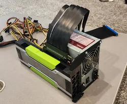 Simple External GPU PSU Bracket (Nvidia Tesla P40 or other GPU)