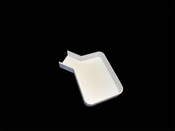 Small parts sorting tray with funnel