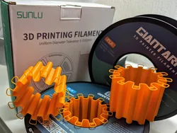 Squishy Bambu Lab AMS Lite Spool Adapter (e.g. for Sunlu)