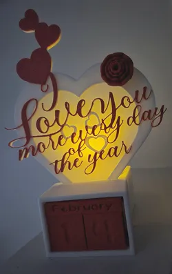 Valentines Day Calendar Gift