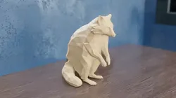 3D printer bestanden | 3MF | Low Poly Racoon