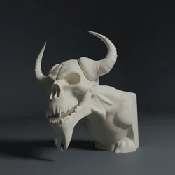 AI Skull Collection - Skull 5 + Corner deco