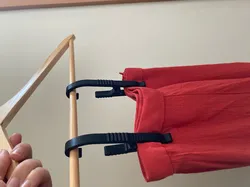 Clothes pin with hook