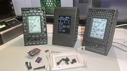 Complete remix Sensorbox: E-Paper, LCD, better temperature, easier to assemble, no screws on front
