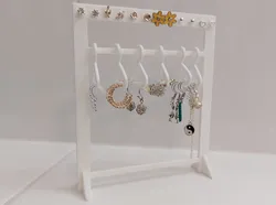 Earring stand: Rack with hangers