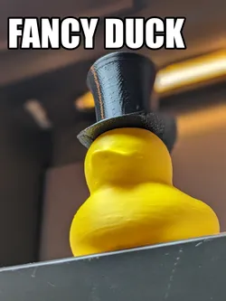 Fancy Bath Time Duck