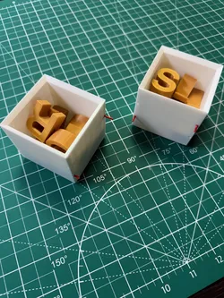 Filament Connectable Stackable Storage Bin