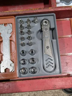 Gridfinity Mini Ratchet Organizer
