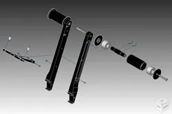 Longer Prusa Spool holder (MMU compatible) with printable bearings