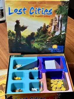 Lost Cities Boardgame Insert & Organizer
