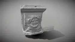 Monolith protome of the head of Jupiter-Ammon