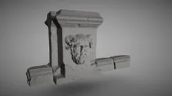 Monolith protome of the head of Jupiter-Ammon