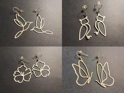 One Line Art: Earrings set