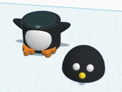 Penguin W/ lid