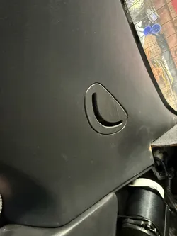 R33 Skyline Rear Seatbelt Trim