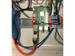 Raspberry Pi + Relais Holder DIN Rail 35x7.5mm