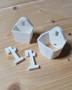 Scissor holders for Skådis and Brännboll with seperate flush fit connectors