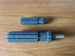 Screwdriver set for bits
