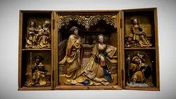 Small triptych from a side altar