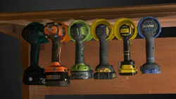 Universal Cordless Drill/Driver Holder/Mount (Milwaukee, Makita, DeWalt, Bosch, Ryobi, Ridge, Festool)