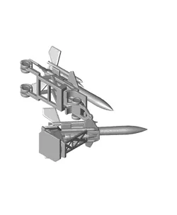 1/87 Scale UK Bloodhound Missile Set.stl