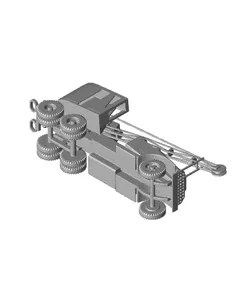 1/87 Scale White 6x6 Crane Tuck.stl