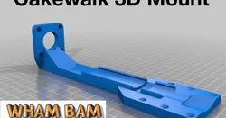 Cakewalk 3D mount for the Wham Bam Mutant V2