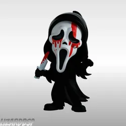 Characters & Creatures STL تنزيل - Ghostface Youtooz - Scream - lizardbsp
