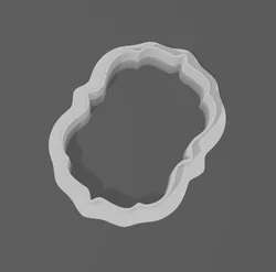 Cookie Cutter wavy frame