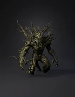 create the zone elite the woodrot humanoid tree boss create a father
