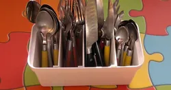 Divider for Ikea container