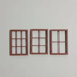 ENGLISH STYLE RECESSED WINDOWS FOR DIORAMAS