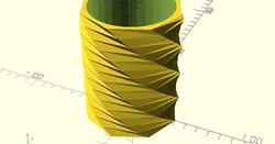 Faceted Drinking Cup