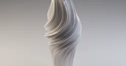 Fractal Flake Vase